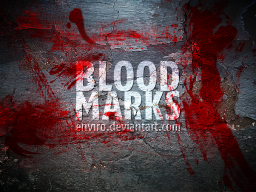 ホラー風デザインに使えそうな血を表現するブラシ Materialandex