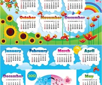 子どもが喜ぶキッズ向けのカレンダー素材 Materialandex